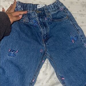 Zara Kids Denim Jeans with stitch Embroidered